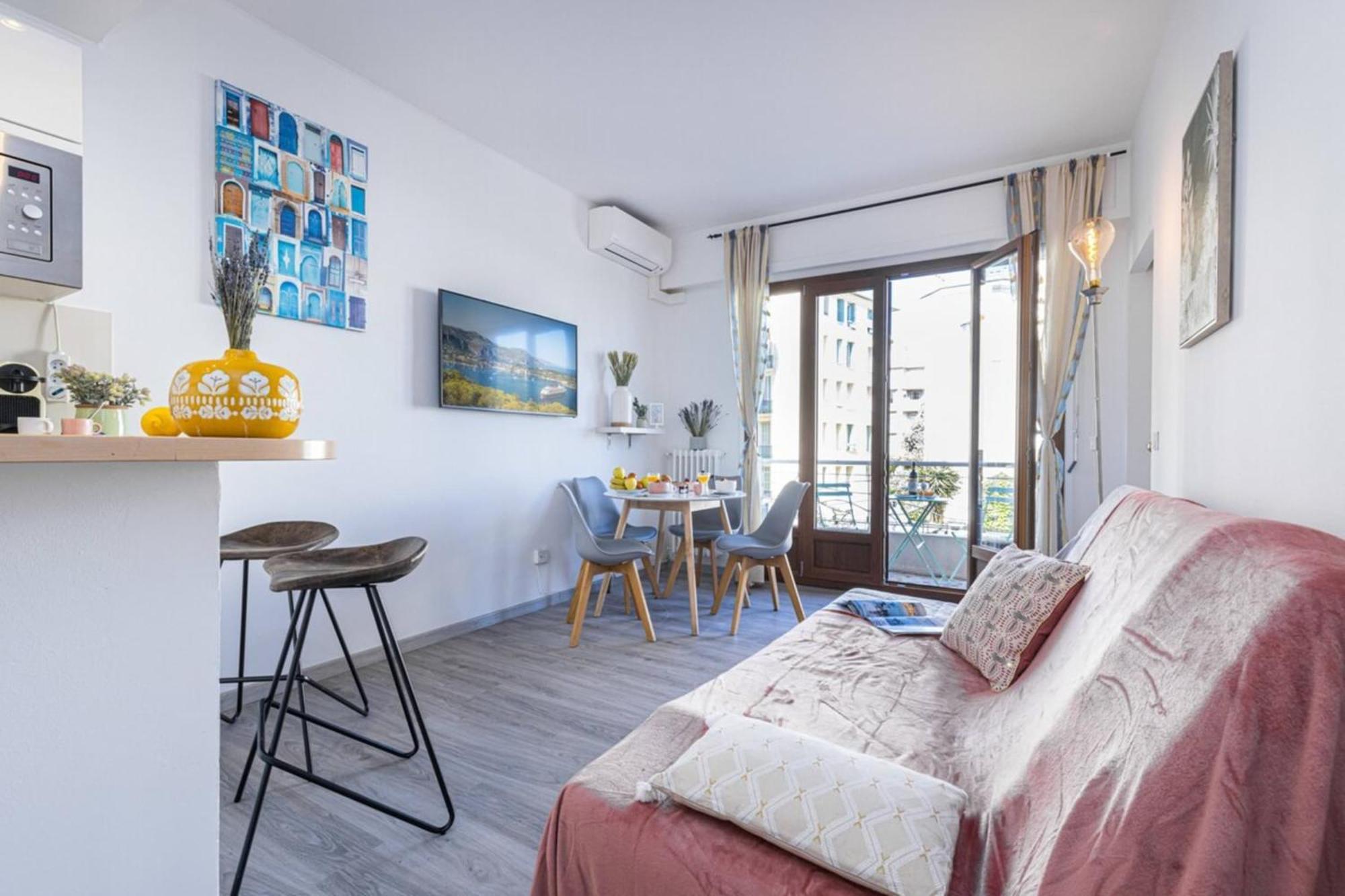 דירות ניס Buffa 21 - 2Min From The Sea - Terrace מראה חיצוני תמונה
